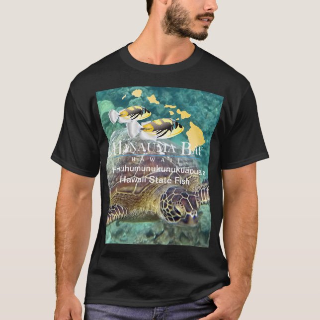 Hawaii-Staats-Fische Humuhumunukunukuapua'a T-Shirt (Vorderseite)