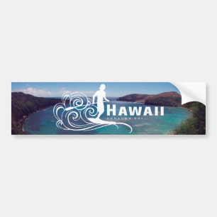 Hawaii Stand Up Paddle und Hanauma Bay Autoaufkleber