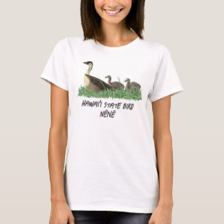 Hawaii State Bird Nene Goose Family T-Shirt