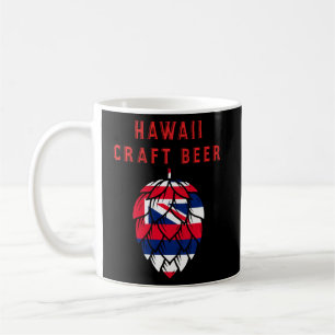 Hawaii State Flag Craft Bierbrauer Red Design Kaffeetasse