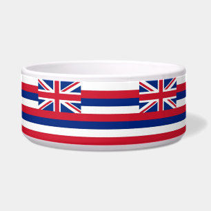Hawaii State Flag Pet Bowl Napf