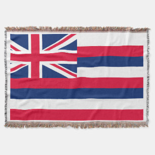 Hawaii State Flag Print Patriotic Decke