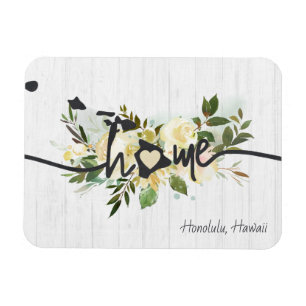 Hawaii State Personalisiert Ihre Heimatstadt Rusti Magnet
