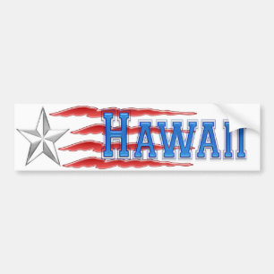 Hawaii-Sternenbanner Autoaufkleber