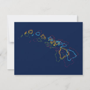 Hawaii Stolz Einladung