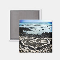 Hawaii Strand Liebe Korallenherz Foto