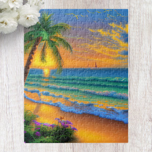 Hawaii-Strandlandschaft-Puzzle