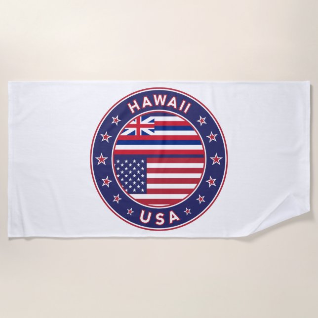 Hawaii Strandtuch (Vorderseite)