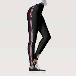 Hawaii-Streifenflagge Leggings
