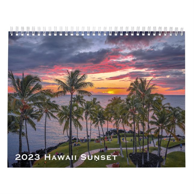 Hawaii Sunset 2023 Kalender (Titelbild)
