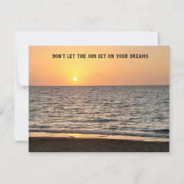 Hawaii Sunset Postkarte