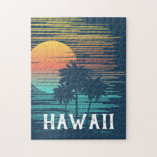 Hawaii Sunset Sunrise Graphic Topical Rainforest