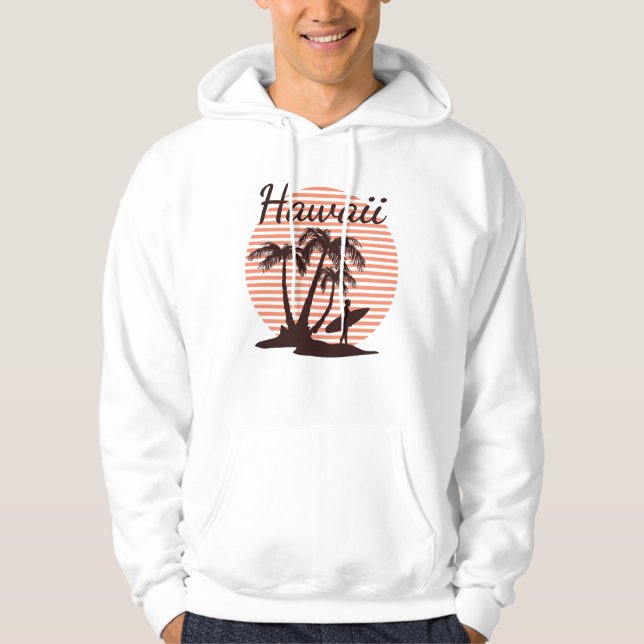 Hawaii Surf Hoodie (Vorderseite)