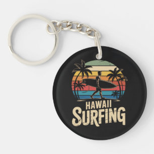 Hawaii Surf Rétro - Surfeur Rétro de Plage au Couc