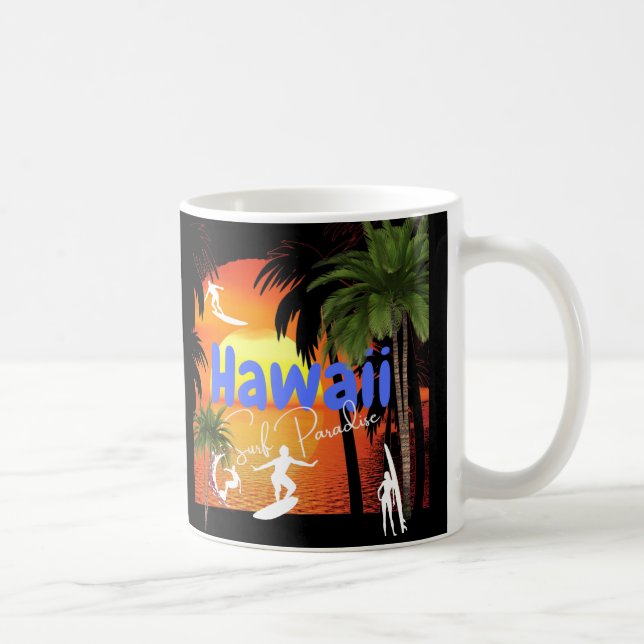 Hawaii Surfer-Typ Kaffeetasse (Rechts)