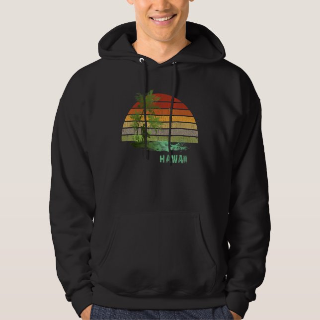 Hawaii Surfing 4 Hoodie (Vorderseite)