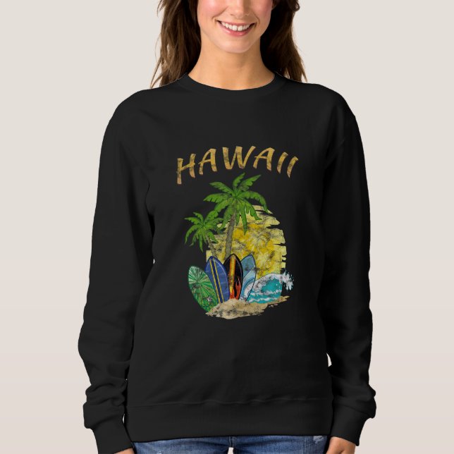 Hawaii Surfing 4 Sweatshirt (Vorderseite)