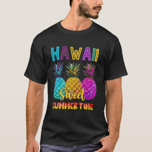 Hawaii Sweet Summer Time Aple Luau Py T-Shirt