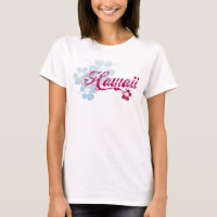 Hawaii-T - Shirt | Bunte hawaiianische Blume