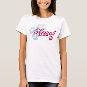 Hawaii-T - Shirt Bunte hawaiianische Blume