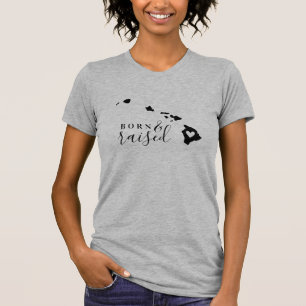 Hawaii-T-Shirt für Geborenen und erhöhten Staat T-Shirt