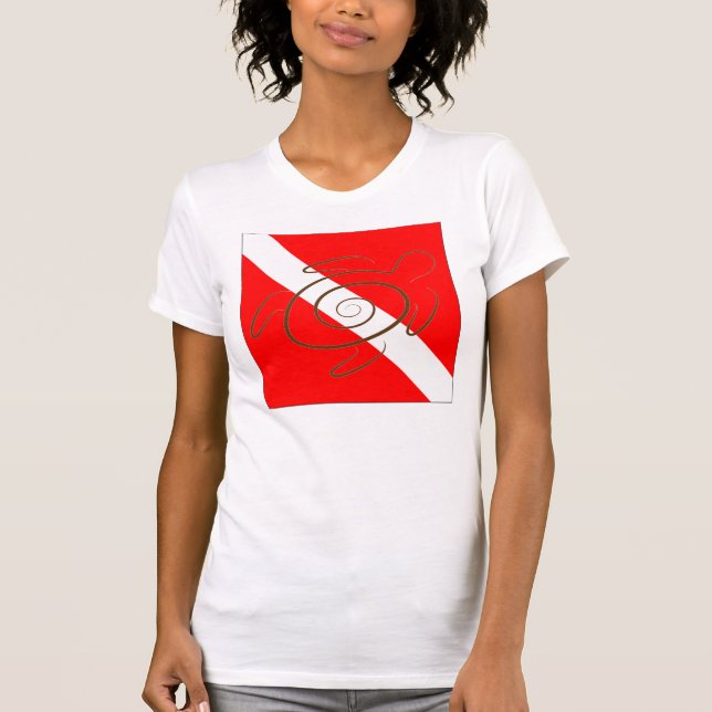 Hawaii-Tauchen T-Shirt (Vorderseite)