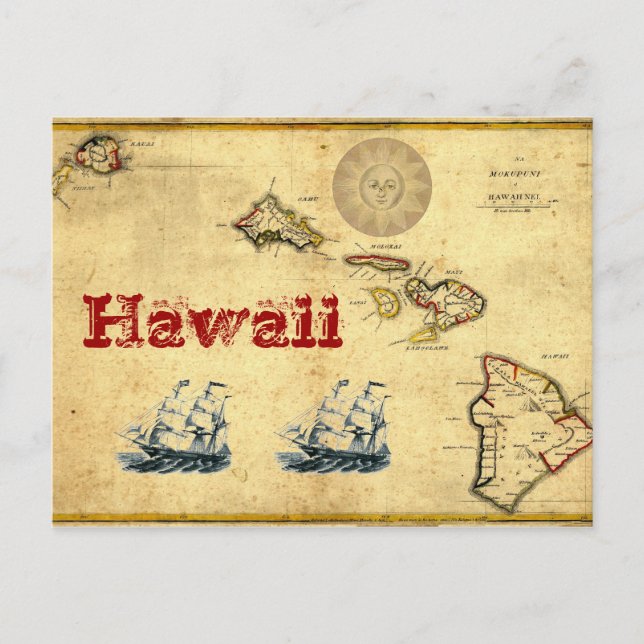 Hawaii-Test Postkarte (Vorderseite)