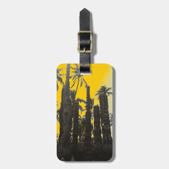 Hawaii Tii Reisegepäck Gepäckanhänger (Vorderseite vertikal)