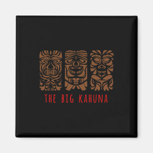 Hawaii Tiki Polynesier Big Kahuna Surfer Retro Haw Magnet