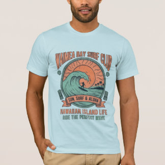 Hawaii Tiki Surf Vintage T-Shirt 