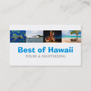 Hawaii-Tourismuskoordinator Reiseagent Visitenkarte