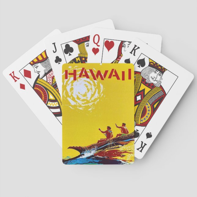 Hawaii Travel Playing Cards Spielkarten (Rückseite)