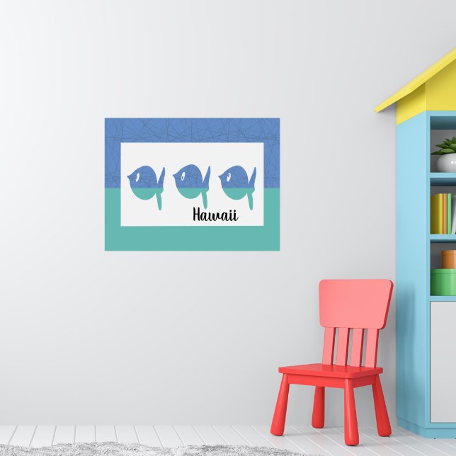 Hawaii Travel Poster (Kinderzimmer 1)