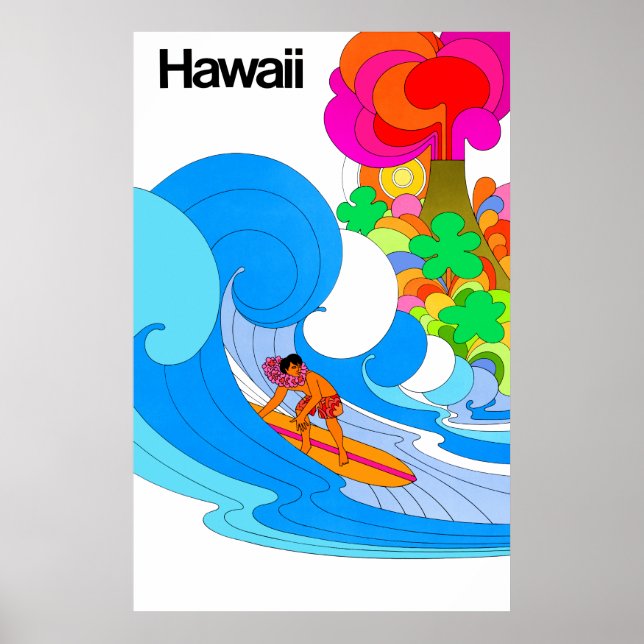 Hawaii Travel Poster (Vorne)