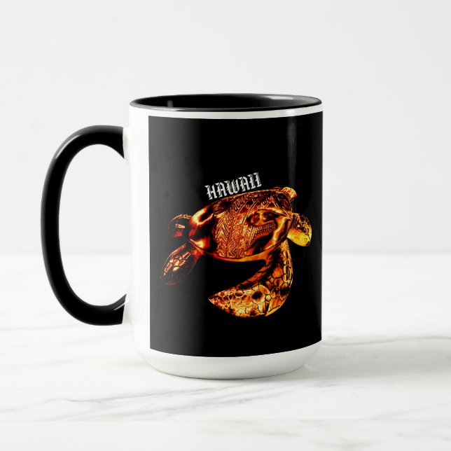 Hawaii Tribal Honu Lava Tasse (Links)