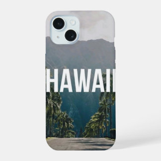 Hawaii Tropical Palm Trees Aesthetic iPhone 15 Hülle