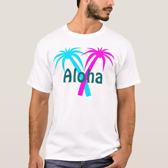 Hawaii Tropical Palm Trees T - Shirt (Vorderseite)