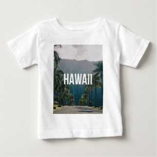 Hawaii Tropische Palmen Ästhetik Baby T-shirt