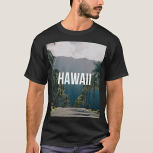 Hawaii Tropische Palmen Ästhetik T-Shirt