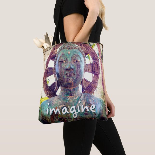 Hawaii Turquoise Buddha Foto Imagine Script Bold Tasche (Von Nahem)