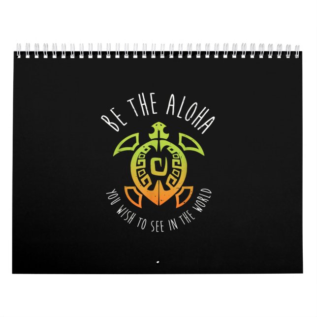 Hawaii Turtle Aloha Kalender (Titelbild)