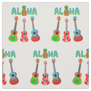 Hawaii Ukulele Aloha Hawaii Stoff