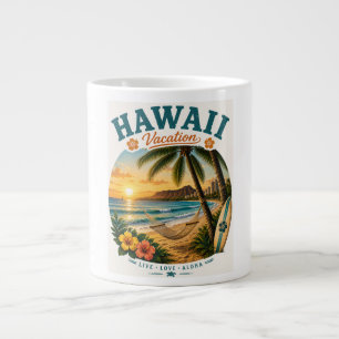 Hawaii Urlaub Jumbo-Tasse