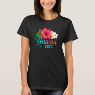 Hawaii Urlaub mit hawaiianischem tropischen Hibisk T-Shirt