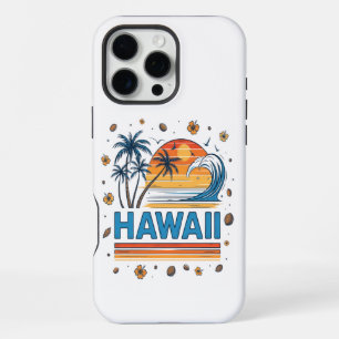 Hawaii-Urlaub-Sonnenuntergang 70er Strand iPhone 16 Pro Max Hülle