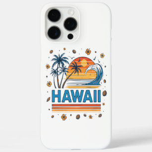 Hawaii-Urlaub-Sonnenuntergang 70er Strand iPhone 16 Pro Max Hülle