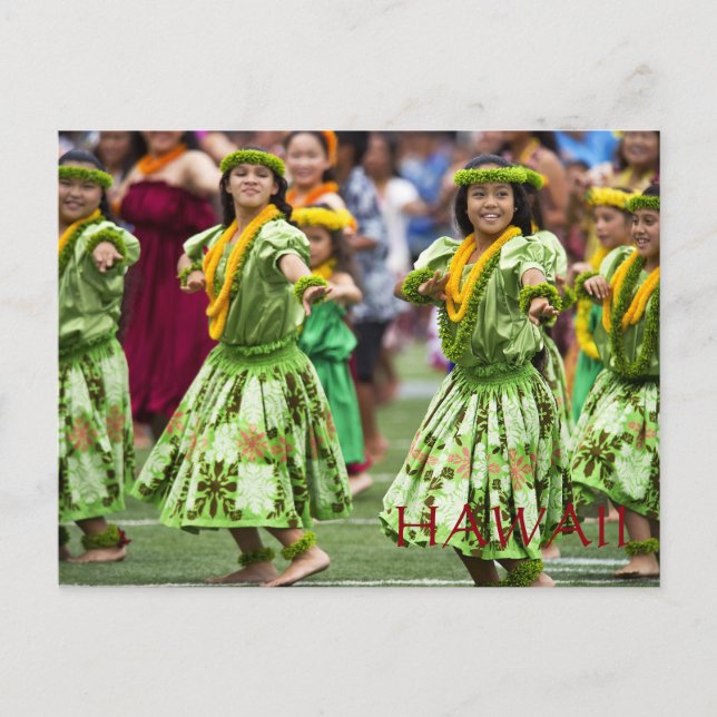 Hawaii Vintag Tourismus Reisen hinzufügen Postkarte (Vorderseite)