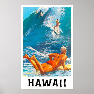 Hawaii Vintage Reiseplakat Poster