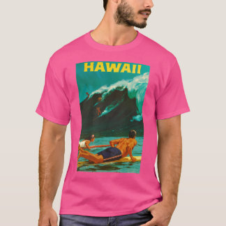 Hawaii Vintage Travel Poster T-Shirt