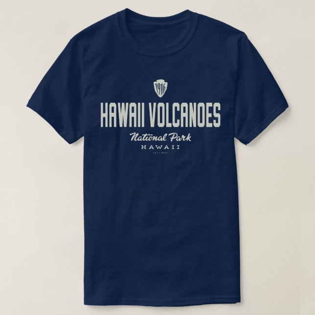 Hawaii Volcanoes Nationalpark 1916 Arrowhead Tan T-Shirt (Design vorne)